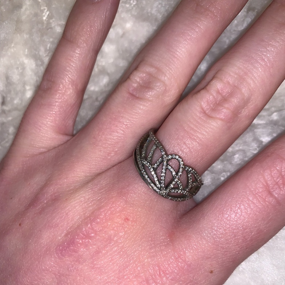 Pandora half butterfly ring